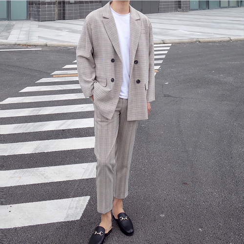 20%OFF 韓国系 メンズ ジャケット セットアップ ギャルソン ヨウジ スーツ上下两点セット