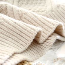 画像をギャラリービューアに読み込む, ニットセーター カジュアル ミディアム丈