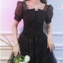 画像をギャラリービューアに読み込む, レディース パーティードレス キラキラ素敵 かわいい シースルー