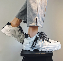 画像をギャラリービューアに読み込む, 50%OFF メンズ ダットスニーカー カジュアル 厚底カラーマッチング  秋冬 韓国風