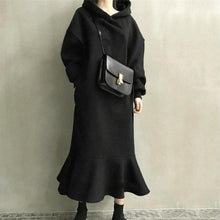 画像をギャラリービューアに読み込む, パーカーワンピース ロングワンピース スウェットワンピース