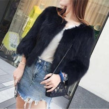画像をギャラリービューアに読み込む, もこもこ　ファージャケット ショート丈 フェイクファー