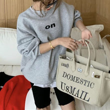 画像をギャラリービューアに読み込む, スウェット ロゴ オーバーシルエット ボリューム