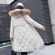 画像をギャラリービューアに読み込む, キルティング ロング 中綿 ダウンコート フード レディース  大きいサイズ 秋冬