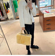 画像をギャラリービューアに読み込む, ファーバッグ ファートート もこもこ ボア トートバッグ