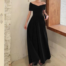 画像をギャラリービューアに読み込む, ワンピース ドレス ロング パーティー オフショルダー