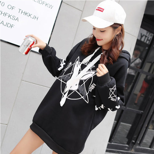 レディース パーカー スエット ウサギ トレーナー トップス 秋冬