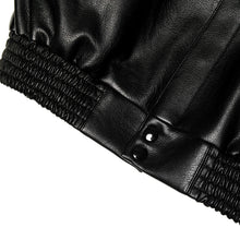 画像をギャラリービューアに読み込む, AFGK スタジャン ロゴ フェイクレザー レーシング ジャケット