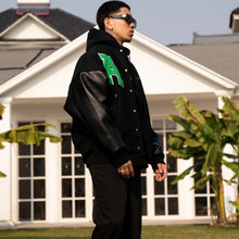 画像をギャラリービューアに読み込む, AFGK スタジャン 3D 立体 サークルロゴ ベースボール ジャケット