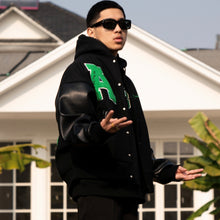 画像をギャラリービューアに読み込む, AFGK スタジャン 3D 立体 サークルロゴ ベースボール ジャケット