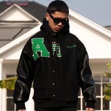 画像をギャラリービューアに読み込む, AFGK スタジャン 3D 立体 サークルロゴ ベースボール ジャケット