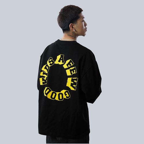 AFGK マルチカラー ロゴ スウェット 長袖Tシャツ カットソー