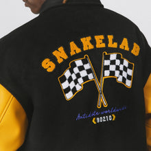 画像をギャラリービューアに読み込む, ANTIDOTE スタジャン ウール ロゴ刺繍 防寒レーシングジャケット