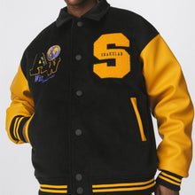 画像をギャラリービューアに読み込む, ANTIDOTE スタジャン ウール ロゴ刺繍 防寒レーシングジャケット