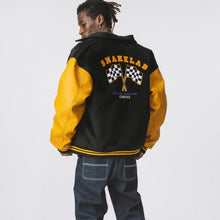 画像をギャラリービューアに読み込む, ANTIDOTE スタジャン ウール ロゴ刺繍 防寒レーシングジャケット