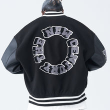 画像をギャラリービューアに読み込む, HAC オーバーサイズ スタジャン 3Dロゴ ベースボールジャケット