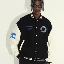 画像をギャラリービューアに読み込む, HAC オーバーサイズ スタジャン 3Dロゴ ベースボールジャケット