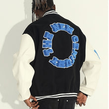 画像をギャラリービューアに読み込む, HAC オーバーサイズ スタジャン 3Dロゴ ベースボールジャケット