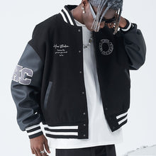 画像をギャラリービューアに読み込む, HAC オーバーサイズ スタジャン 3Dロゴ ベースボールジャケット