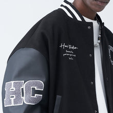 画像をギャラリービューアに読み込む, HAC オーバーサイズ スタジャン 3Dロゴ ベースボールジャケット