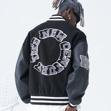 画像をギャラリービューアに読み込む, HAC オーバーサイズ スタジャン 3Dロゴ ベースボールジャケット