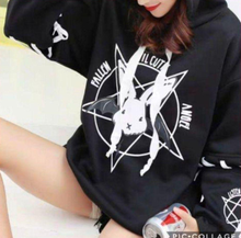 画像をギャラリービューアに読み込む, レディース パーカー スエット ウサギ トレーナー トップス 秋冬