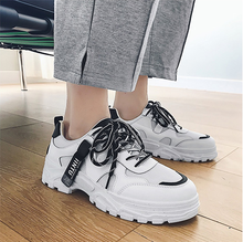 画像をギャラリービューアに読み込む, 50%OFF メンズ ダットスニーカー カジュアル 厚底カラーマッチング  秋冬 韓国風