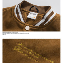 画像をギャラリービューアに読み込む, メンズ ブルゾン スタジャン 秋春 異素材 MA-1 配色 ロゴ 3色