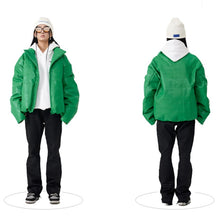 画像をギャラリービューアに読み込む, MEDM 3D立体ロゴ PUレザー 3周年限定モデル ダウンジャケット