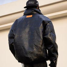 画像をギャラリービューアに読み込む, MEDM 3D立体ロゴ PUレザー 3周年限定モデル ダウンジャケット