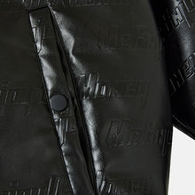 画像をギャラリービューアに読み込む, MEDM 3D立体ロゴ PUレザー 3周年限定モデル ダウンジャケット