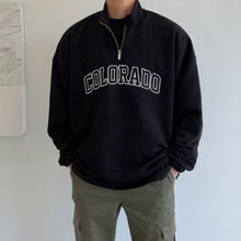 画像をギャラリービューアに読み込む, ユニセックス　ハーフジップスウェット　ロゴMTM  3色