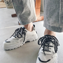 画像をギャラリービューアに読み込む, 50%OFF メンズ ダットスニーカー カジュアル 厚底カラーマッチング  秋冬 韓国風