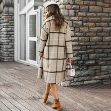 画像をギャラリービューアに読み込む, チェック柄チェスターコート