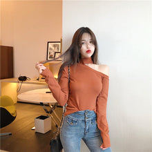 画像をギャラリービューアに読み込む, 30%OFF レディース   セーター  ニット 指穴あき ワンショルダー トップス 秋冬