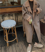 画像をギャラリービューアに読み込む, 韓国系 トロチェッククラシックコート