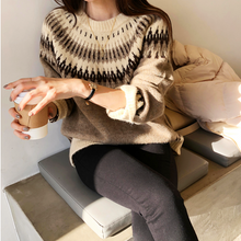 画像をギャラリービューアに読み込む, 20%OFF レディースノルディック セータートップス 秋冬  2色