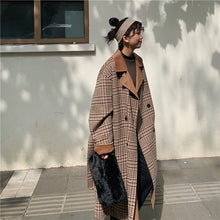 画像をギャラリービューアに読み込む, 韓国系 トロチェッククラシックコート