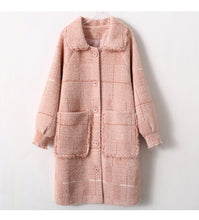 画像をギャラリービューアに読み込む, レディース  袖ポッケト付き 無地 ラシャコートー ロングコート ウール  韓国風 秋冬 コート