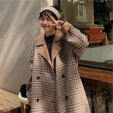 画像をギャラリービューアに読み込む, 韓国系 トロチェッククラシックコート