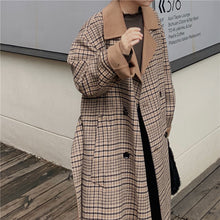 画像をギャラリービューアに読み込む, 韓国系 トロチェッククラシックコート