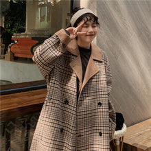 画像をギャラリービューアに読み込む, 韓国系 トロチェッククラシックコート