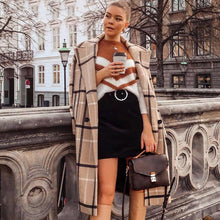 画像をギャラリービューアに読み込む, チェック柄チェスターコート