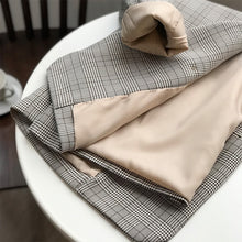 画像をギャラリービューアに読み込む, こなれ感 タータンチェック ダブル ジャケット