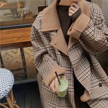 画像をギャラリービューアに読み込む, 韓国系 トロチェッククラシックコート
