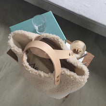 画像をギャラリービューアに読み込む, レディース ボア バッグ ハンドバッグ トートバッグ 秋冬新品