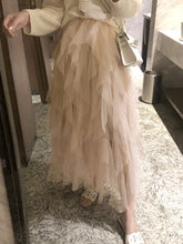 画像をギャラリービューアに読み込む, 韓国 ふんわりボリューミー！エンジェル シフォンスカート秋冬新品