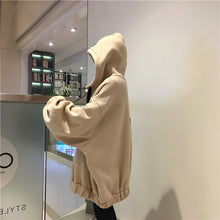 画像をギャラリービューアに読み込む, 22%OFF あったかバックロゴパーカー裏起毛 オーバーサイズ  秋冬