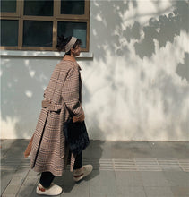 画像をギャラリービューアに読み込む, 韓国系 トロチェッククラシックコート
