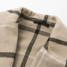 画像をギャラリービューアに読み込む, チェック柄チェスターコート